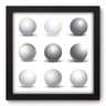 Quadro Decorativo - Esferas - 22cm x 22cm - 154qnaap - 1