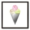 Quadro Decorativo - Sorvete - 70cm x 70cm - 161qnadp - 1