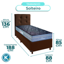 Ver imagem 3 de Kit Cama Box + Cabeceira + Colchão Solteiro Molas Ensacadas - Petrus - Paropas