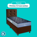 Ver imagem 4 de Kit Cama Box + Cabeceira + Colchão Solteiro Molas Ensacadas - Petrus - Paropas