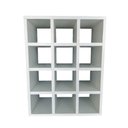 Ver imagem 3 de Nicho Toalheiro 12 Espaços Salão de Beleza, Barbeiro, Cabelo - Cor Branco - Cód.812