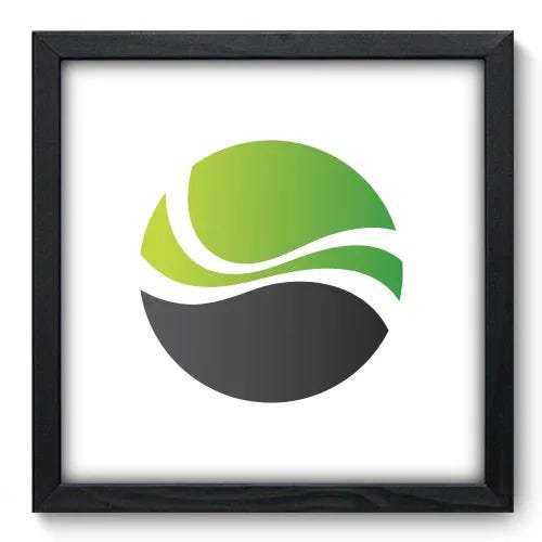 Quadro Decorativo - Esfera - 33cm x 33cm - 192qnabp - 1