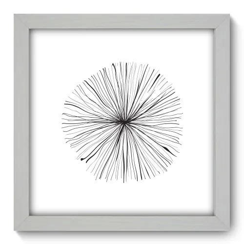 Quadro Decorativo - Rabiscos - 22cm x 22cm - 183qnaab - 1
