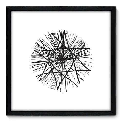 Quadro Decorativo - Rabiscos - 50cm x 50cm - 184qnacp - 1