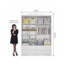 Ver imagem 5 de Guarda Roupa Infantil Encanto com 4 Portas - Branco