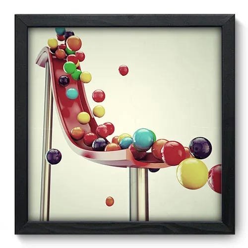 Quadro Decorativo - Esferas - 33cm x 33cm - 025qnabp - 1