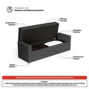 Ver imagem 4 de Cabeceira e Calçadeira Báu King Size Atena 195cm Capitonê Suede Cinza - Desk Design
