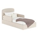 Ver imagem 6 de Cama Infantil Romeo Unissex Montessoriana Estofada com Colchão Bege