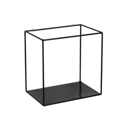 Nicho em aço 30x30x20cm Line preto Utilfer - 1 Nicho em aço 30x30x20cm Line preto Utilfer - 1