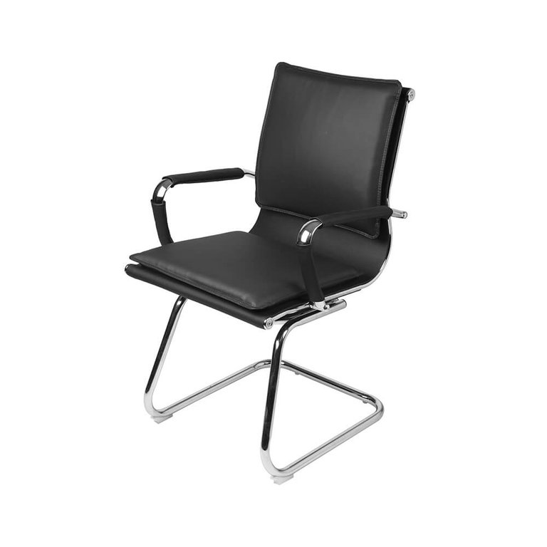Cadeira Office Soft Fixa - Preta Cadeira Office Soft Fixa - Preta