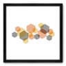 Quadro Decorativo - Hexagonos - 50cm x 50cm - 178qnacp - 1