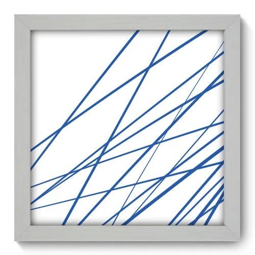 Quadro Decorativo - Linhas - 22cm x 22cm - 202qnaab - 1