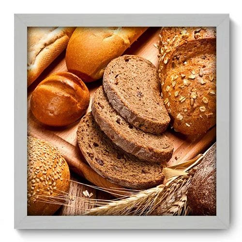 Quadro Decorativo - Pães - 33cm x 33cm - 001qncbb - 1