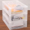 Ver imagem 6 de Kit 4 Organizador Médio 3 Gaveteiros Porta Medicamentos Bancada Incolor