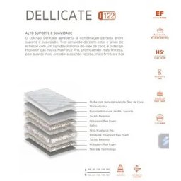 Colchão Solteiro Molas Max Force 200kg de Cada Lado Delicate I22 Solteiro 088x188x022 - 3