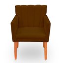 Ver imagem 4 de Kit com 2 Poltronas Cadeiras Elegante Confortável e Reforçada para Sala Carol Suede