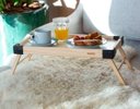 Ver imagem 5 de Bandeja para Servir Refeições/Café Da Manhã/Lanches em Madeira com Pés Retráteis Small - Tramontina