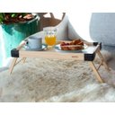 Ver imagem 5 de Bandeja para Servir Refeições/Café Da Manhã/Lanches em Madeira com Pés Retráteis Small - Tramontina