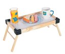 Ver imagem 4 de Bandeja para Servir Refeições/Café Da Manhã/Lanches em Madeira com Pés Retráteis Small - Tramontina