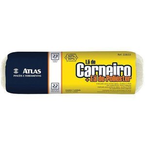 Rolo de Lã mista 22mm x 23cm - 228/22 - PINCEIS ATLAS