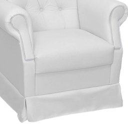 Poltrona de Amamentação com Balanço Letícia Corino Branco - Phoenix Baby - 3