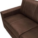 Ver mais imagens de Sofá 3 Lugares para Sala de Estar Living 235cm Aurora L06 Couro Marrom Café - Lyam Decor