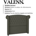 Ver imagem 3 de Cabeceira Solteiro 90 cm Valenn Linho SL 74 Peer