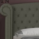 Ver imagem 5 de Cabeceira Solteiro 90 cm Valenn Linho SL 74 Peer