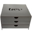 Ver imagem 2 de Porta Capsula Café Três Corações Preto 75 Capsulas Reforçado Make Laser