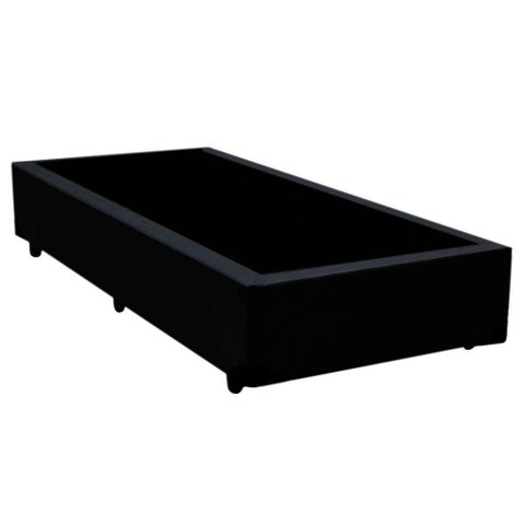 Cama Box Solteiro Sintético Sereneprime Preto 88x188x40