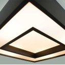 Ver imagem 2 de Lustre Pendente Quadrado Preto 45x45cm para 4 lâmpadas E27 St4541/45