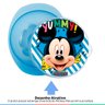 Prato Para Alimentação Bowl Infantil Com Ventosa e Tampa Para Bebê Mickey Azul BabyGo - 4