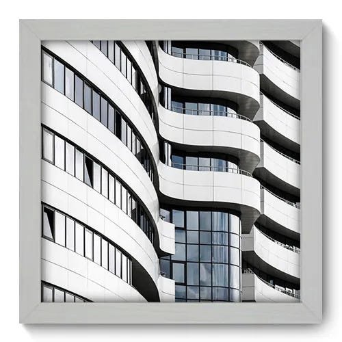 Quadro Decorativo - Cidade - 22cm x 22cm - 020qnuab - 1
