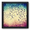 Quadro Decorativo - Revoada - 33cm x 33cm - 032qndbp - 1