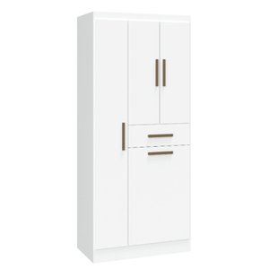 Armário Multiuso Organizador para Área de Serviço e Cozinha 4 Portas 1 Gaveta com Prateleiras Despen