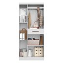 Ver imagem 3 de Armário Multiuso Organizador para Área de Serviço e Cozinha 4 Portas 1 Gaveta com Prateleiras Despen