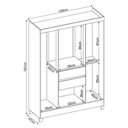 Ver imagem 4 de Guarda Roupa Solteiro Ambiente Ecom 2 Amêndola Touch Off White - Demóbile