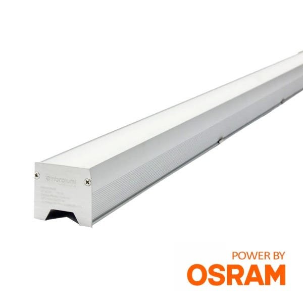 Luminária Linear 120cm Led 44w Driver Osram