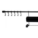 Ver imagem 5 de Kit D Linha Requinte Master Cozinha Suspensa Escorredor Porta Tempero/Rolos Ganchos - Metaltru  - Pr