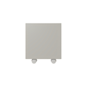 Ver imagem 2 de Baú Organizador de Brinquedos Mdf com Rodízios Plancasa:off White