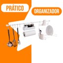 Ver imagem 4 de Kit D Linha Requinte Master Cozinha Suspensa Escorredor Porta Tempero/rolos Ganchos - Metaltru