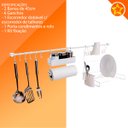 Ver imagem 3 de Kit D Linha Requinte Master Cozinha Suspensa Escorredor Porta Tempero/rolos Ganchos - Metaltru