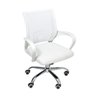 Cadeira de Escritório Begonia Tela Mesh Ergonômica Giratória Branco - 1