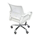 Ver imagem 2 de Cadeira de Escritório Begonia Tela Mesh Ergonômica Giratória Branco