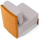 Ver mais imagens de Kit 02 Poltronas Decorativas Sala de Estar Living Hungria L02 Couríssimo Whisky Linho Bege - Lyam Ly