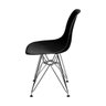 Kit 2 Cadeiras Dkr Eames Polipropileno Base Eiffel Ferro Preta Inovakasa - 4