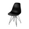 Kit 2 Cadeiras Dkr Eames Polipropileno Base Eiffel Ferro Preta Inovakasa - 3