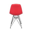 Ver imagem 4 de Cadeira Eames Dkr Botone Base Eiffel Ferro Vermelha