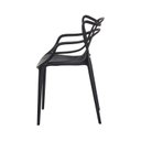 Ver imagem 3 de Kit 4 Cadeiras Solna Allegra de Polipropileno Preta