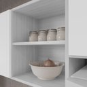 Ver imagem 7 de Cozinha Completa Modulada 5 Peças 9 Portas 2 Gavetas com Tampo Iris Branco